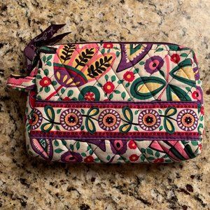 Vera Bradley Small Cosmetics Bag Viva la Vera